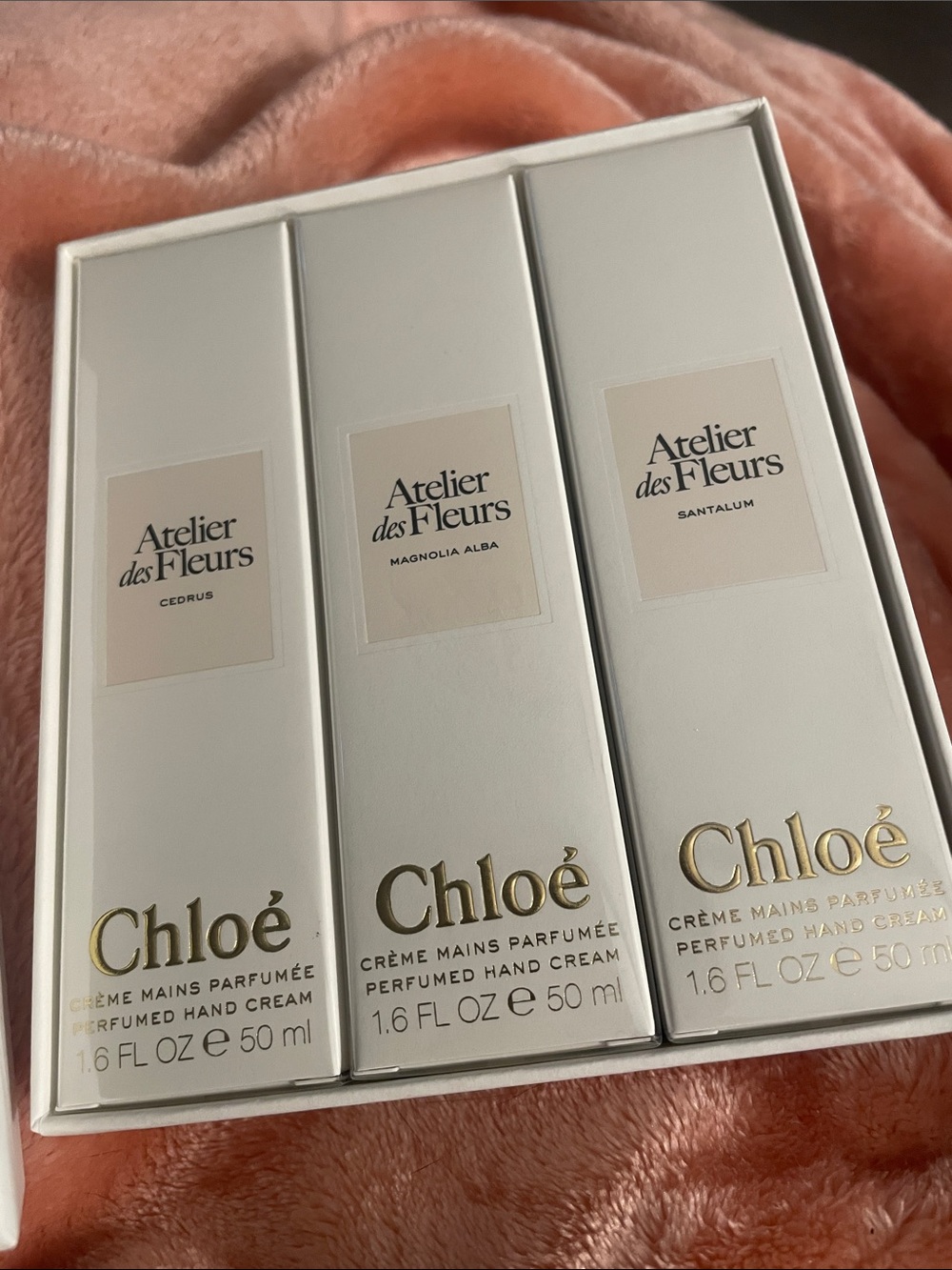 🍉 CHLOE Atelier des Fleurs Perfumed Hand Cream Trio